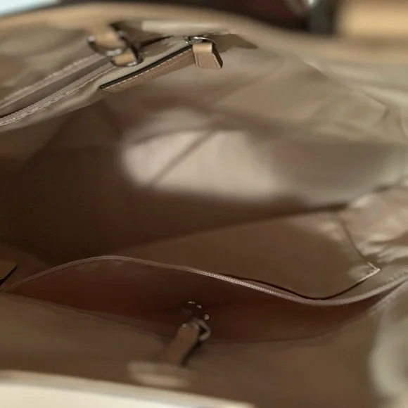 Coach Devin Signature Stripe Pink and White Zebra Print Shoulder Bag - Picture 6 of 9